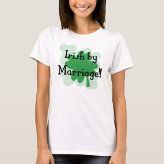 Camiseta irlandês pelo casamento