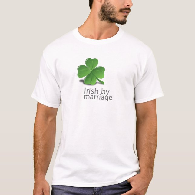 Camiseta Irlandês pelo design do casamento (Frente)