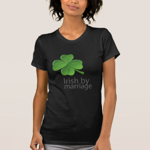 Camiseta Irlandês pelo design do casamento