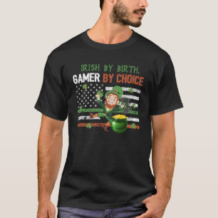 Camiseta Irlandês por Birth Gamer por Choice Video Game Rua