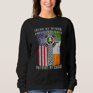 Camiseta Irlandês Por Blood American Por Nascimento Patriot