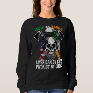 Camiseta Irlandês Por Blood American Por Nascimento Patriot