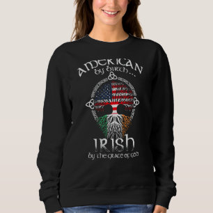 Camiseta Irlandês Por Blood American Por Nascimento Patriot
