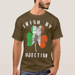 Camiseta Irlandês Por Injeção Shirt Cute Ireland Engraçado 