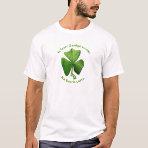 Camiseta Irlandês quebrado é melhor que inglês inteligente.