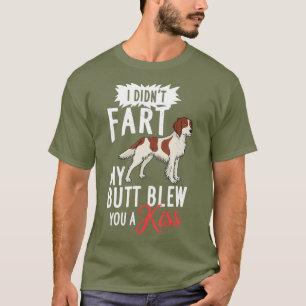 Camiseta Irlandês Red And White Setter Dog Puppies Propriet