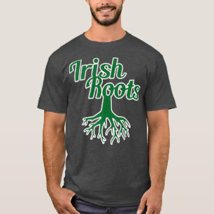 Camiseta Irlandês Roots Ancestralidade Genealogia Irlanda 