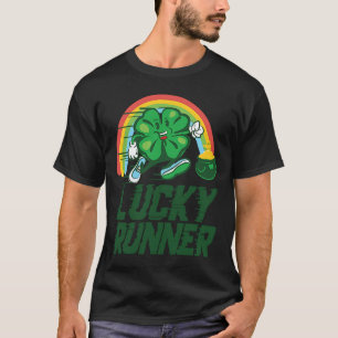 Camiseta Irlandês Shamrock Lucky Running Marathon Team Rua 