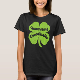 Camiseta Irlandês Shenanigans Coordenador de Professores Ru