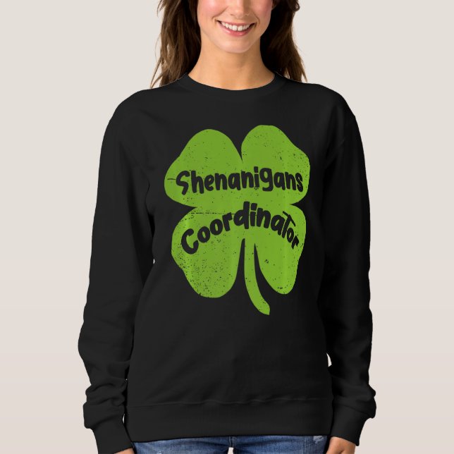 Camiseta Irlandês Shenanigans Coordenador de Professores Ru (Frente)