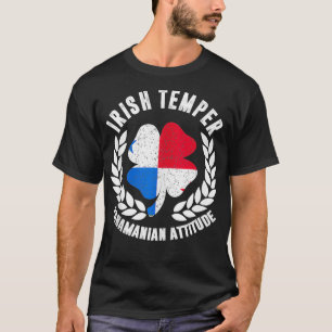 Camiseta Irlandês Temper Panamenha: Bandeira de Atitude St