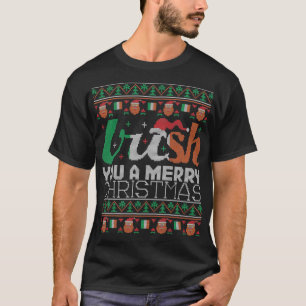 Camiseta Irlandês Você É Um Feliz Natal Irlanda Feliz Na