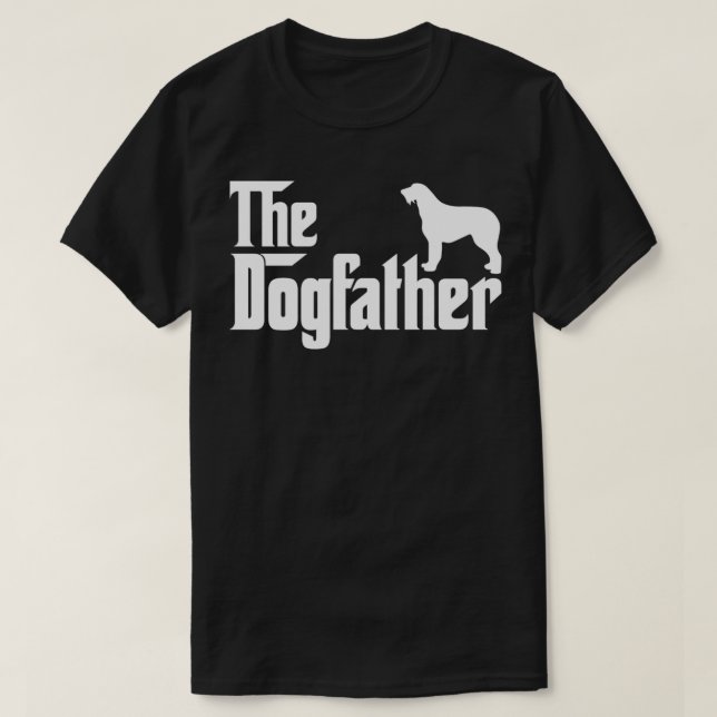 Camiseta Irlandês Wolfhound Lover Gift DogPadre (Frente do Design)