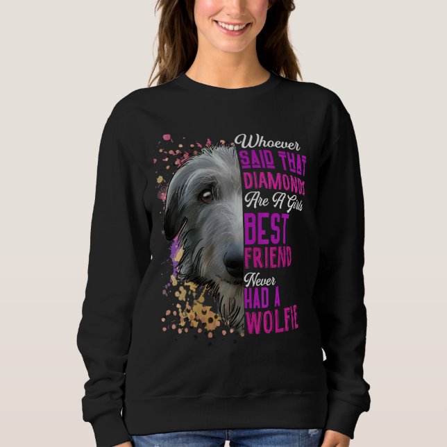 Camiseta Irlandês Wolfhounds É A Melhor Amiga Do Cachorro M (Frente)