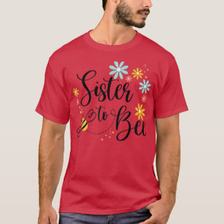 Camiseta Irmã A Ser, Lindo Anúncio De Gravidez Para Sis