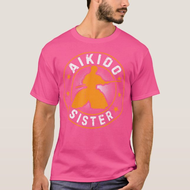 Camiseta Irmã Aikido Fighter (Frente)