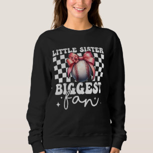 Camiseta Irmã Beisebol Garota Coquette Arco Irmã Bi