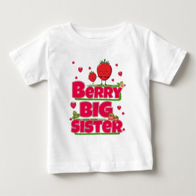 Camiseta Irmã Berry Big - Lúpulo de Morango Bonito (Frente)