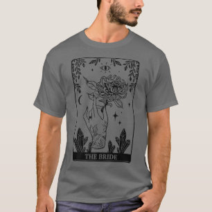 Camiseta Irmã Boho Moon A Mão H Da Bruxa Do Cartão Tarot