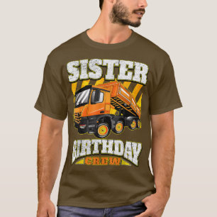 Camiseta Irmã - Bombeiros de Tripulação de Aniversário