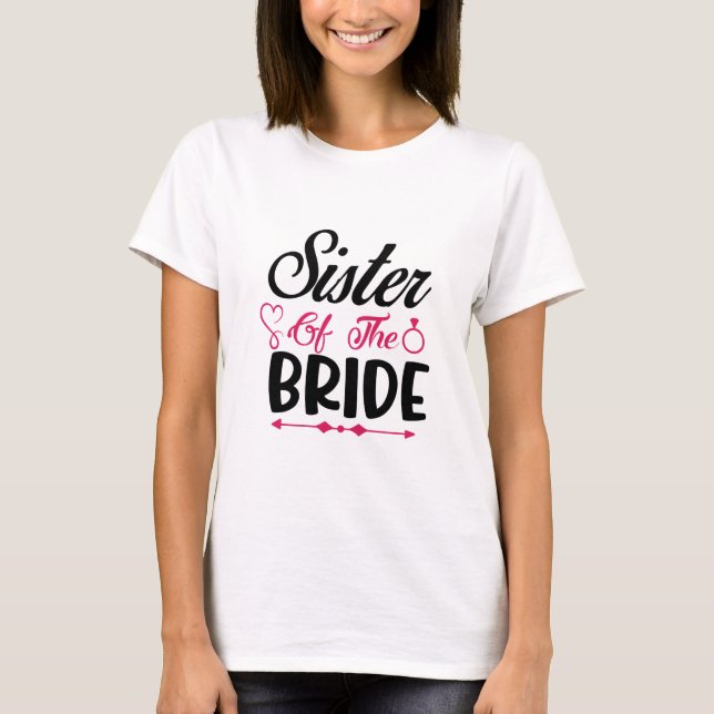 Camiseta Irmã Casada Da Noiva (Frente)