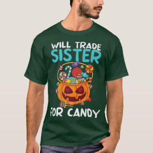 Camiseta Irmã Comercializará Para Doce Correspondendo Ao Ha