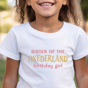 Camiseta Irmã da aniversariante Alice no País das Maravilha