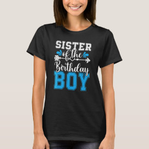 Camiseta Irmã Da Celebração Do Amor Da Família Birthday Boy