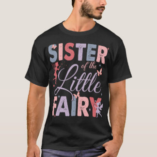Camiseta Irmã Da Família Da Menina De Aniversário Da Pequen