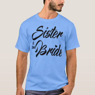 Camiseta Irmã Da Festa de casamento Correspondente À Parte 