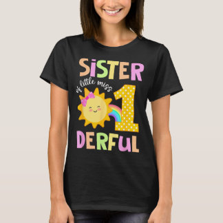 Camiseta Irmã da Little Miss Onederful no Primeiro Aniversá