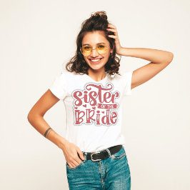 Camiseta irmã da noiva