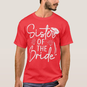 Camiseta Irmã Da Noiva Correspondente Casamento Para Bachar
