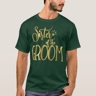 Camiseta Irmã da Noiva do GroomWedding