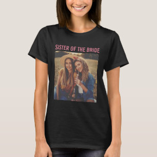 Camiseta Irmã da Noiva Foto Personalizada Vintage