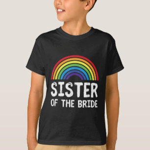 Camiseta Irmã Da Noiva Lgbt Casamento Lésbica Despedida De
