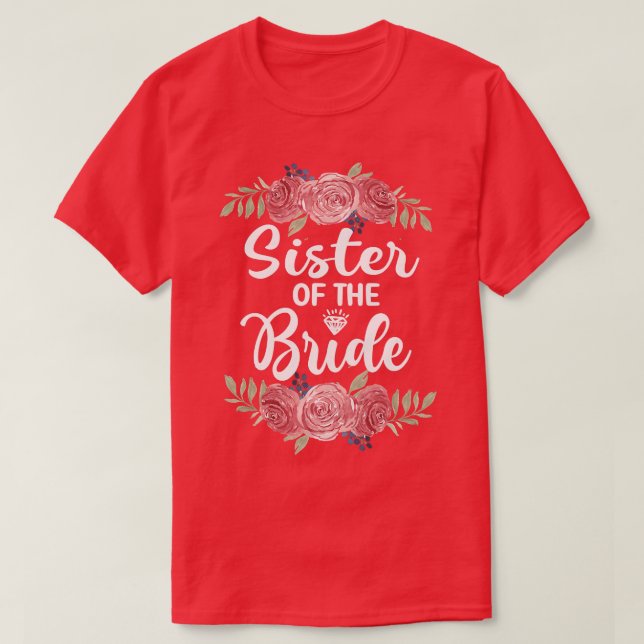 Camiseta Irmã da Noiva Presente para Chá de Panela Casament (Frente do Design)