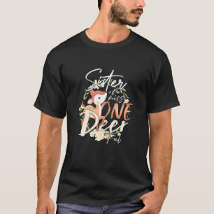 Camiseta Irmã Da primeiro aniversario Da Menina Maravilhosa