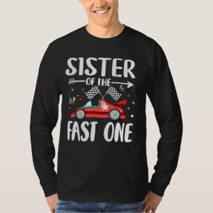 Camiseta Irmã Da Rápida Família De Carros De Corrida De Um