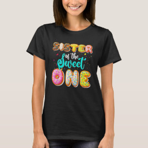 Camiseta Irmã Da Rosquinha Da Família Doce De Um primeiro a
