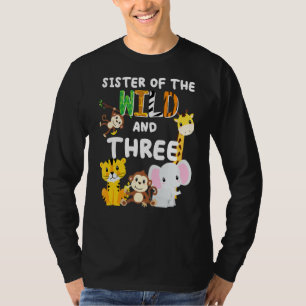 Camiseta Irmã Da Selvagem E Do Jardim Zoológico Safari