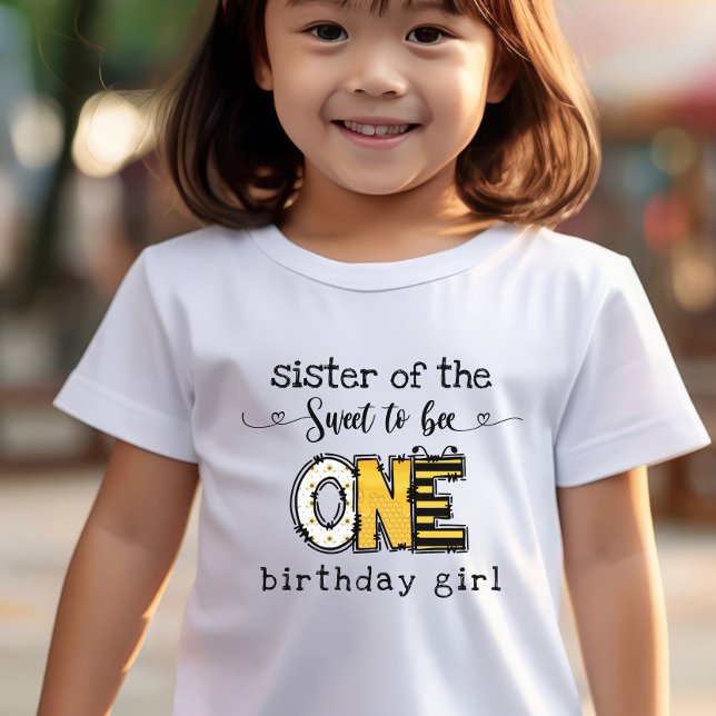 Camiseta Irmã da tão doce para ser uma data de aniversário (Criador carregado)