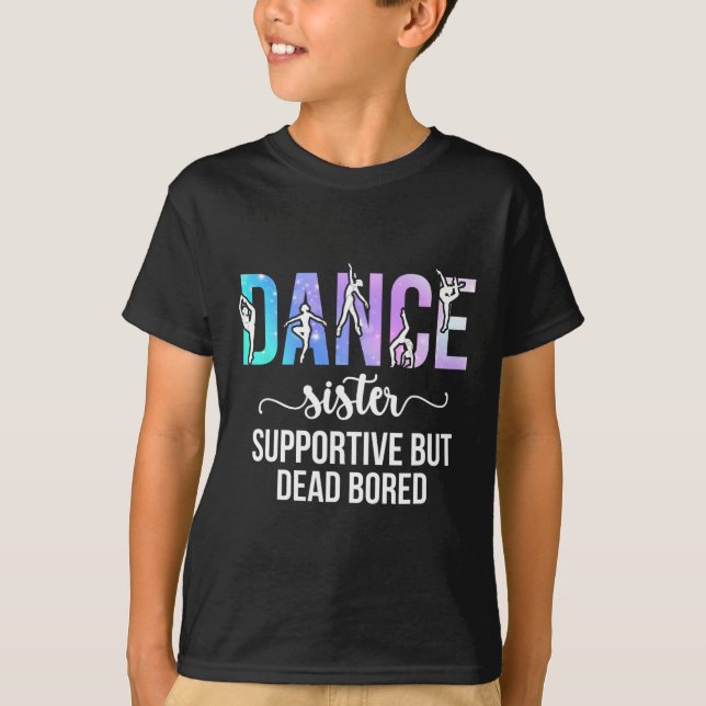 Camiseta Irmã Dança Irmã Dançante Apoiadora Irmã Dançadora (Frente)