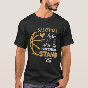 Camiseta Irmã de Basquete, estou aqui para a
