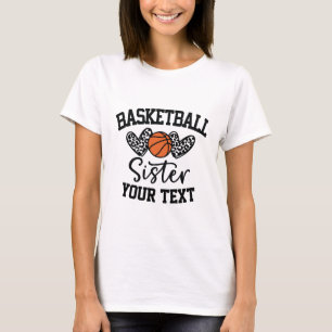 Camiseta Irmã de Basquete Personalizada
