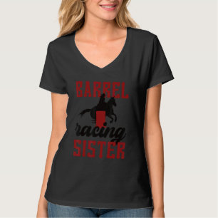 Camiseta Irmã De Corrida De Barrel Sis Orgulhosa De Uma Cor