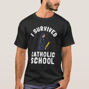 Camiseta Irmã de Escola Católica Igreja Missa e Ensino Cris