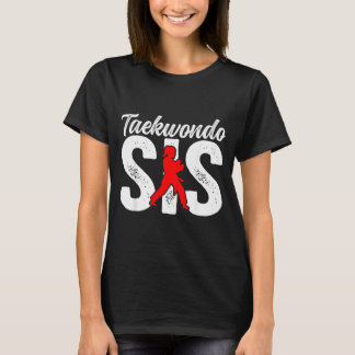 Camiseta Irmã de Taekwondo Lutadora de Taekwondo