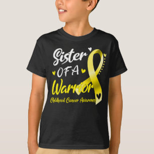 Camiseta Irmã de Um cancer de Infância guerreiro