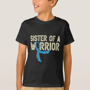 Camiseta Irmã De Um Guerreiro Diabetes Sensibilização T1